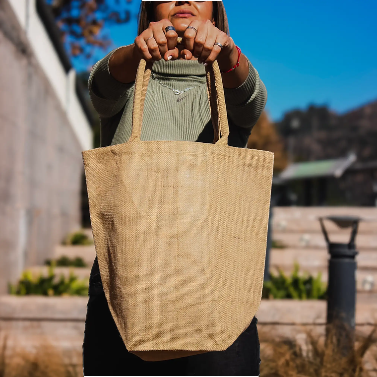 Bolsa de yute laminado 40 x 38 x 20 cm 4