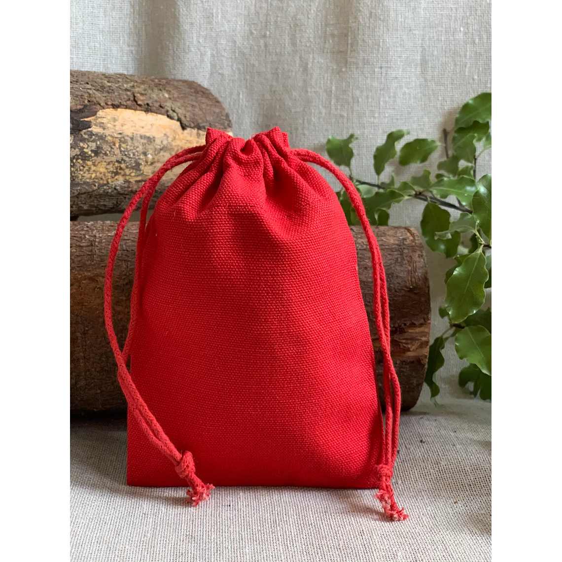 Saco de algodón 10 x 15 cm en colores 9