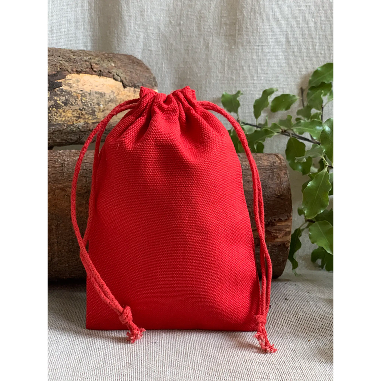 Saco de algodón 10 x 15 cm en colores 9