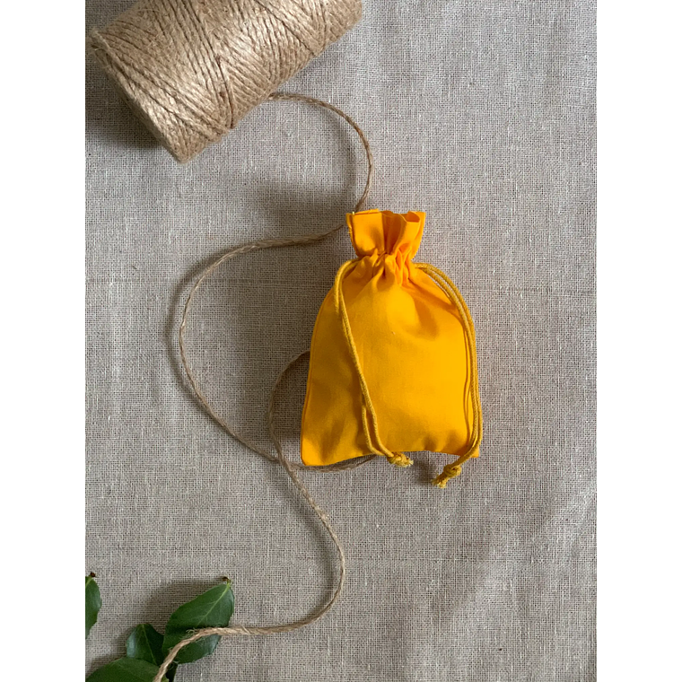 Saco de algodón 10 x 15 cm en colores 2