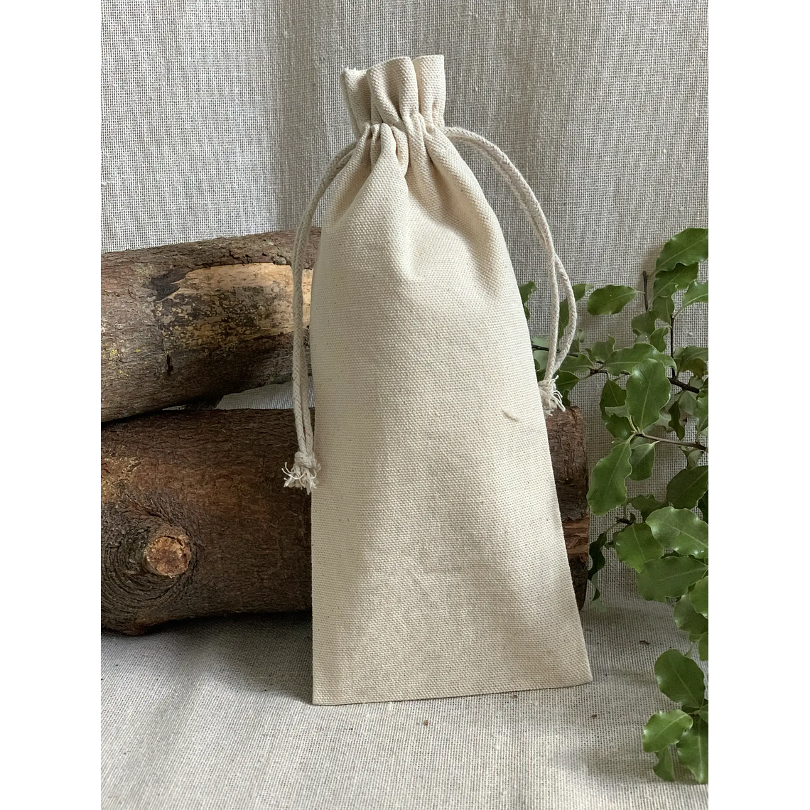 Saco de algodón 25 x 10 cm 6 onzas – Natural 3