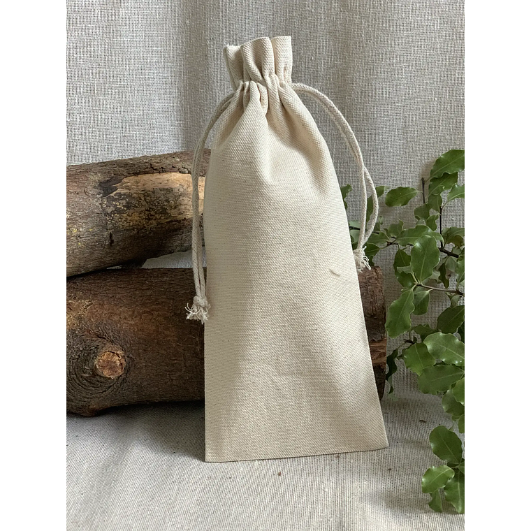 Saco de algodón 25 x 10 cm 6 onzas – Natural 3