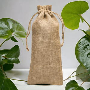 Saco de arpillera de yute 33 x 15 cm