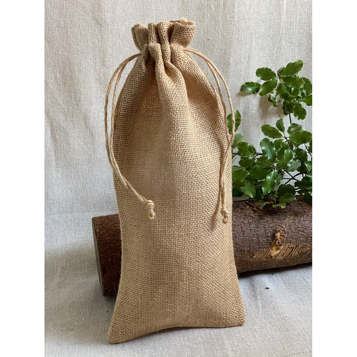 Saco de arpillera de yute 33 x 15 cm 3