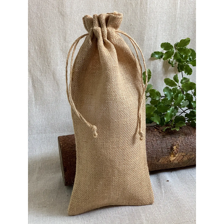 Saco de arpillera de yute 33 x 15 cm 3