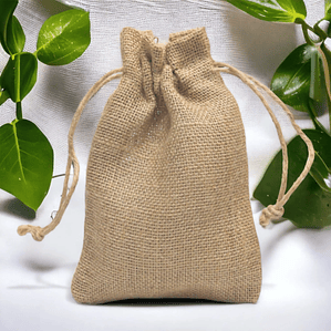 Saco de yute 14 x 19 cm