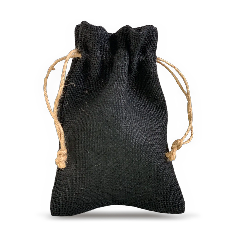 Saco de yute 14 x 19 cm en colores 1