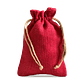 Saco de yute 14 x 19 cm en colores - Miniatura 2