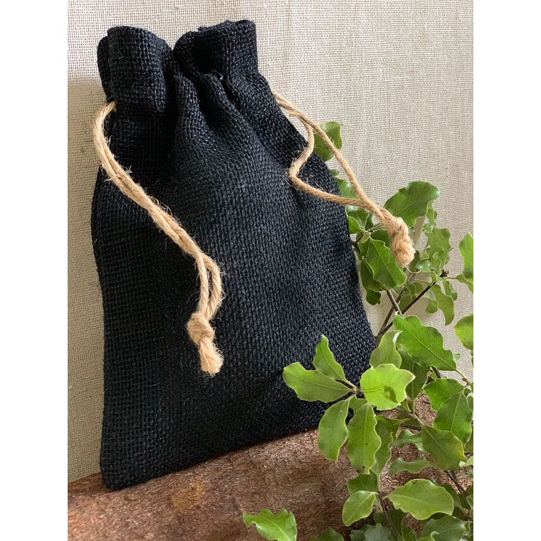 Saco de yute 14 x 19 cm en colores 4