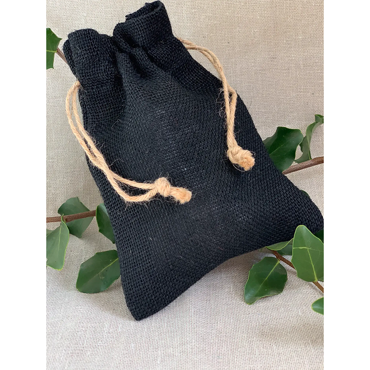 Saco de yute 14 x 19 cm en colores 5