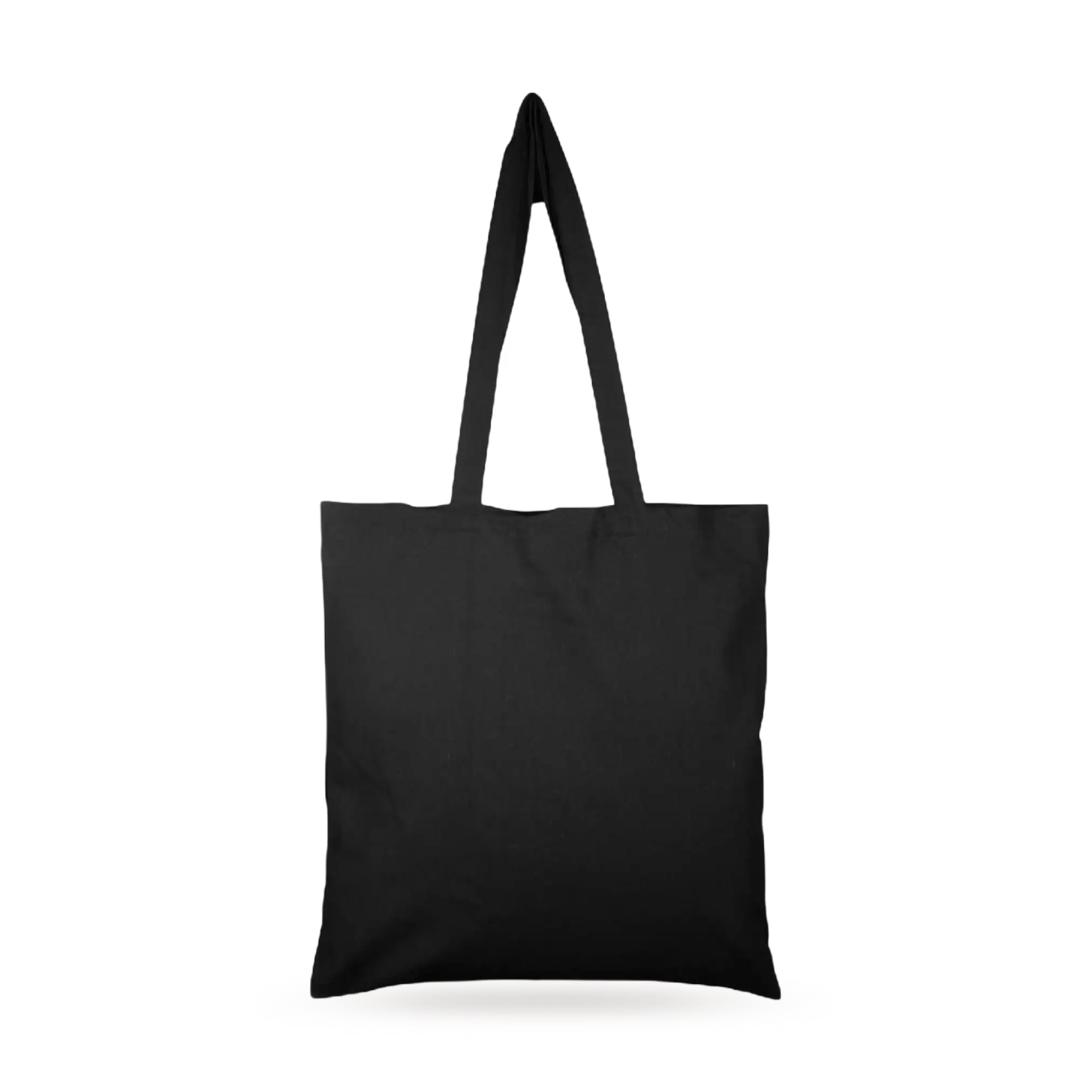 Bolsa de algodón 42 x 38 cm – Negro – Pack de 25 unidades