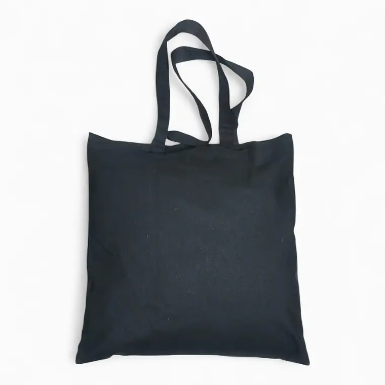 Bolsa de algodón 42 x 38 cm – Negro – Pack de 25 unidades 2