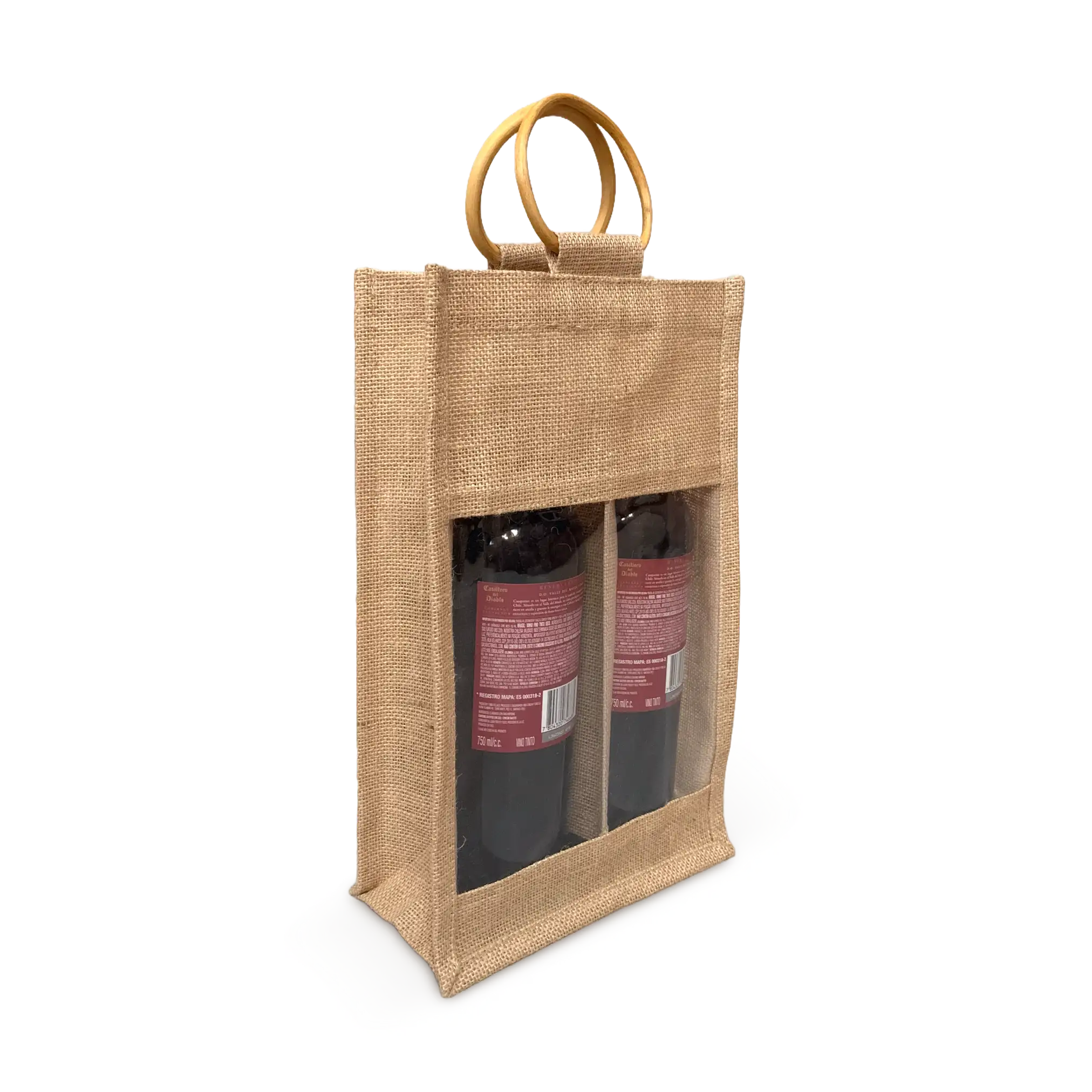 Bolsa de yute 2 botellas – Pack de 25 unidades