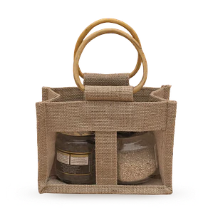 Bolsa de yute 2 frascos XS – Pack de 25 unidades