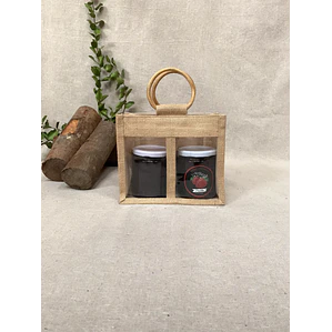 Bolsa de yute 2 frascos M – Pack de 25 unidades