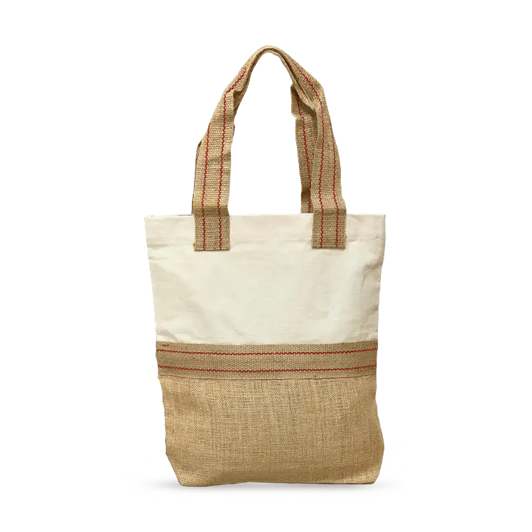 Bolsa de yute algodón 42 x 38 x 8 cm – Pack de 25 unidades 1