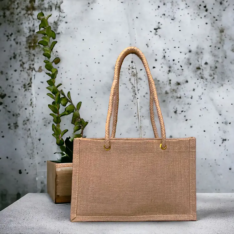 Bolsa de yute laminado 20 x 30 x 10 cm – Pack de 25 unidades 2