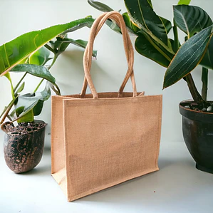 Bolsa de yute laminado 35 x 45 x 20 cm – Pack de 25 unidades