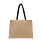 Bolsa de yute laminado 35 x 45 x 20 cm – Manilla Negra – Pack de 25 unidades - Miniatura 1