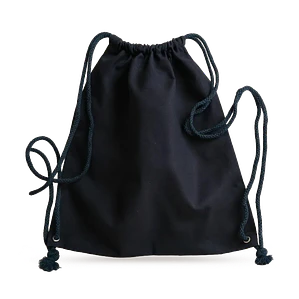 Mochila morral de algodón 42 x 38 cm Negro – Pack de 25 unidades