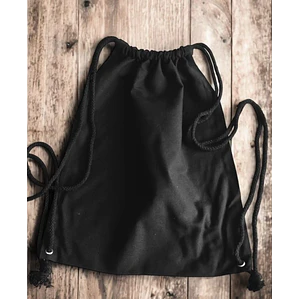 Mochila morral de algodón 42 x 38 cm Negro – Pack de 25 unidades
