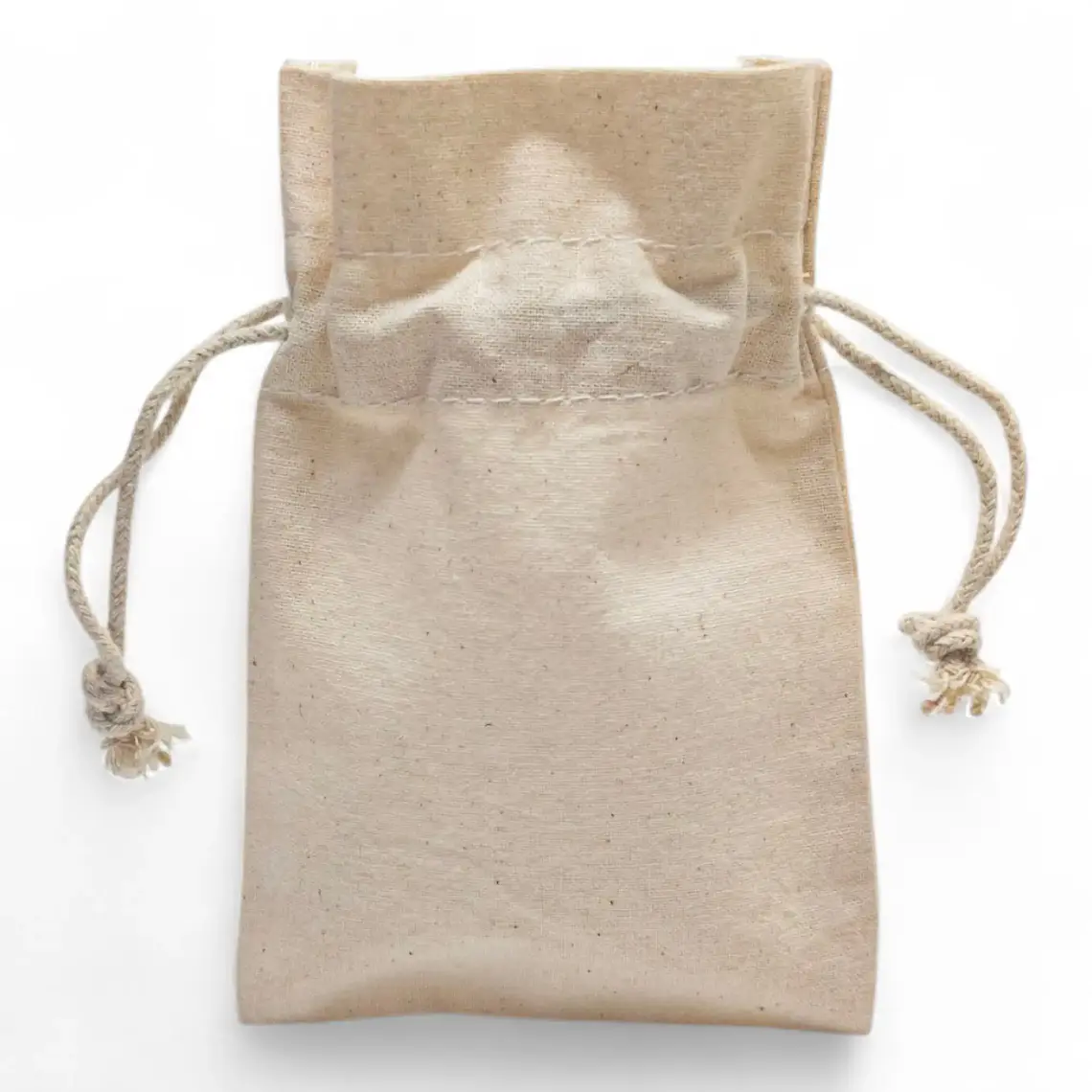 Saco de algodón 10 x 15 cm 6 onzas Natural – Pack de 25 unidades 2