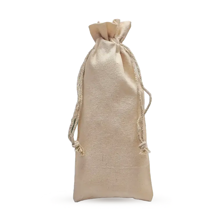 Saco de algodón 25 x 10 cm 6 onzas – Natural – Pack de 25 unidades 1