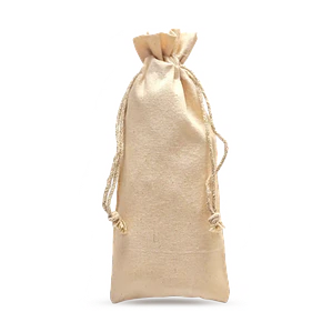 Saco de algodón 33 x 15 cm 6 onzas – Natural – Pack de 25 unidades