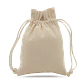 Saco de algodón 14 x 19 cm 6 onzas – Natural – Pack de 25 unidades - Miniatura 1