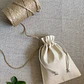 Saco de algodón 14 x 19 cm 6 onzas – Natural – Pack de 25 unidades - Miniatura 2