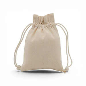 Saco de algodón 10 x 15 cm 6 onzas Natural – Pack de 25 unidades