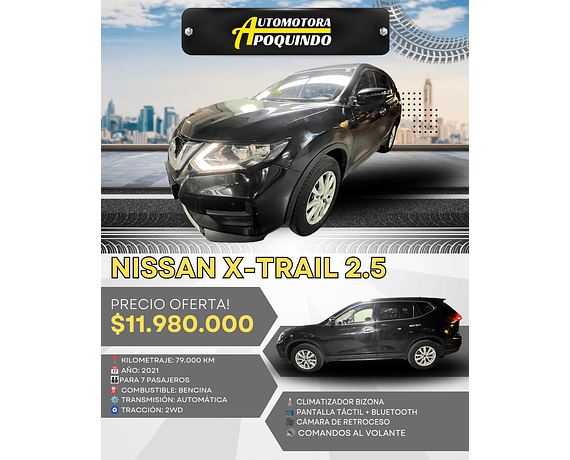 NISSAN X-TRAIL 2.5 AUT. 