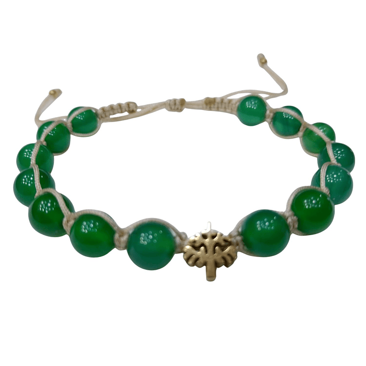Pulsera Agatha Tejida Macrame dije Tree of Life 2