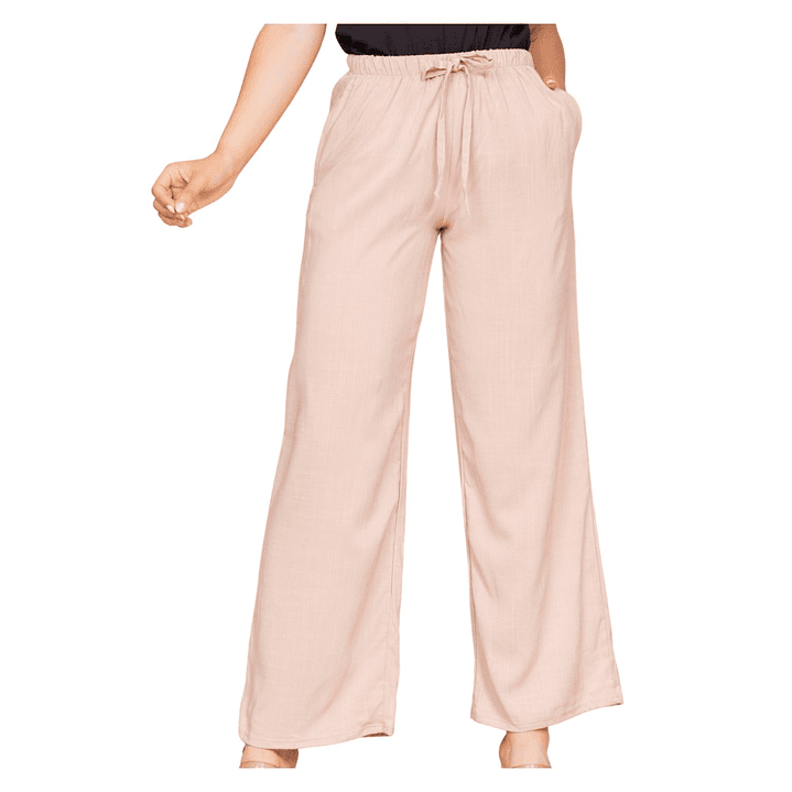 Pantalón Lino Elasticado Laurelie Mujer 11