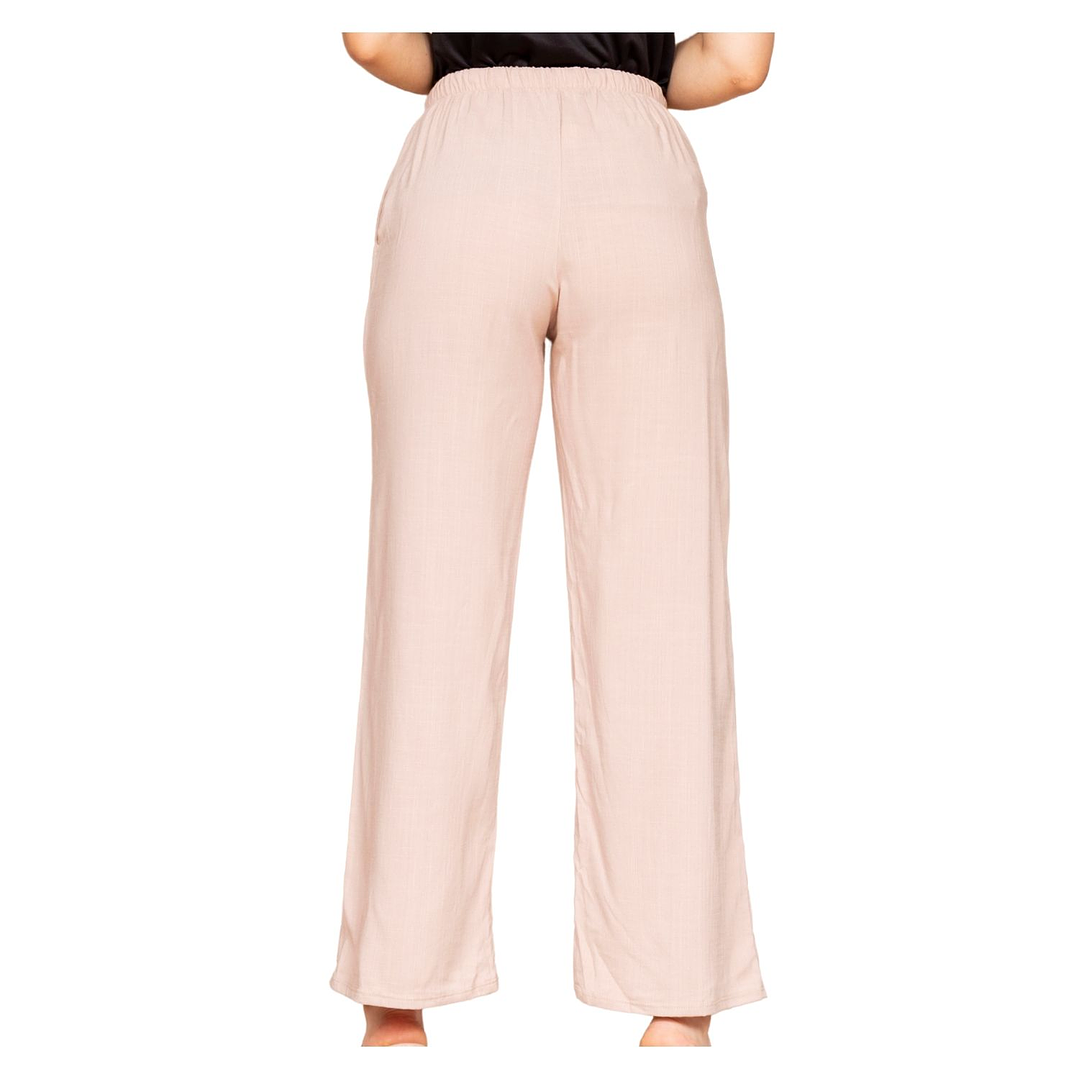 Pantalón Lino Elasticado Laurelie Mujer 14