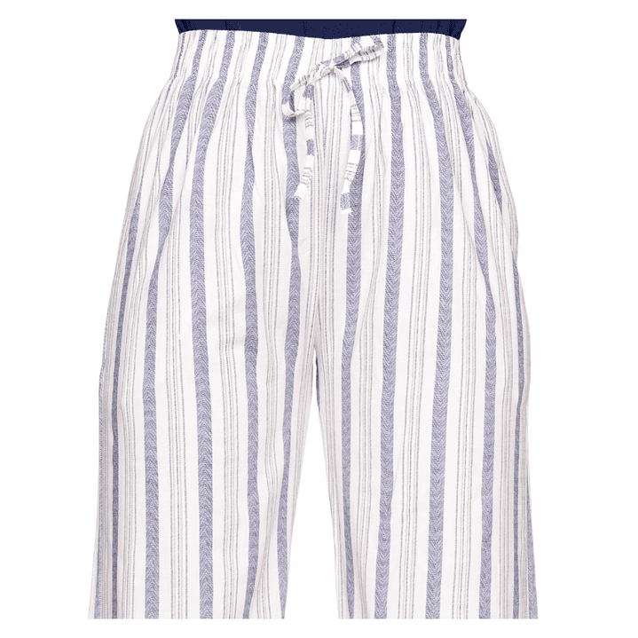 Pantalón Lino a Rayas Elasticado Jennifer Mujer 12