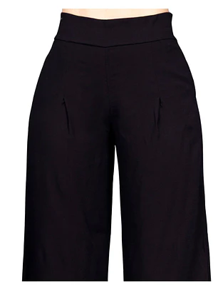 Pantalón Lino Pinzas Faby Mujer