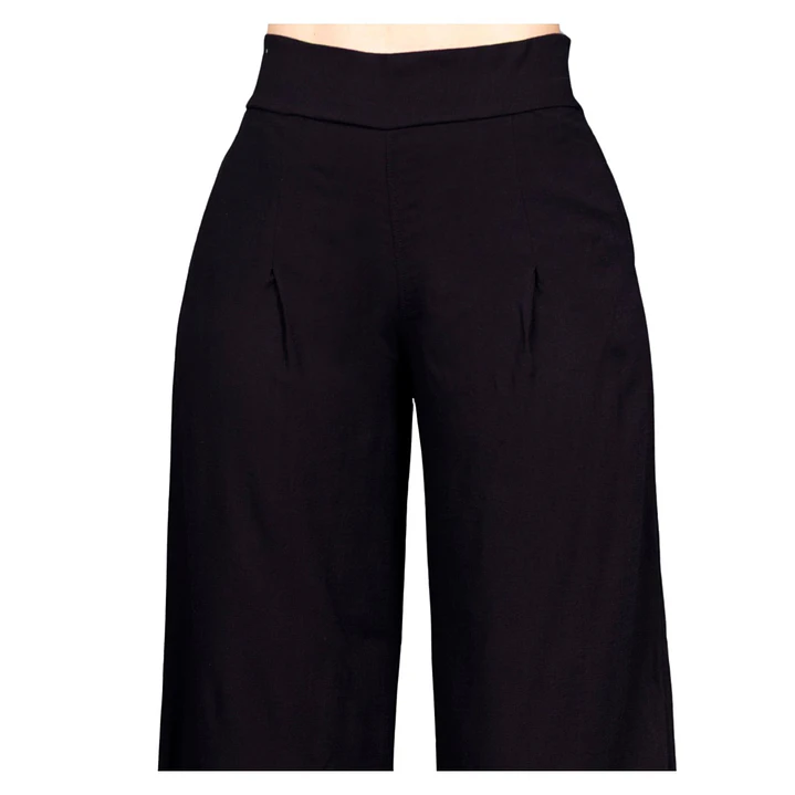 Pantalón Lino Pinzas Faby Mujer 6