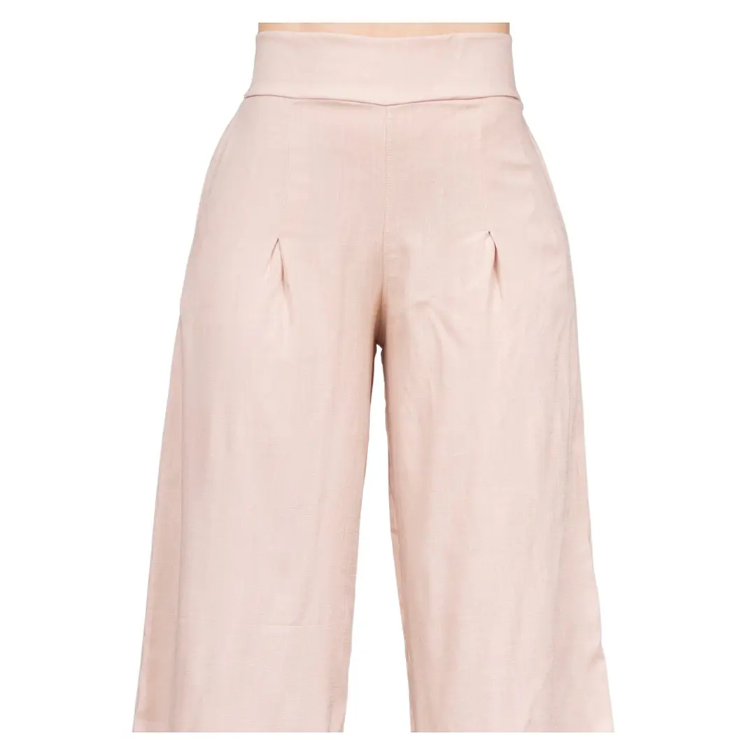 Pantalón Lino Pinzas Faby Mujer 27