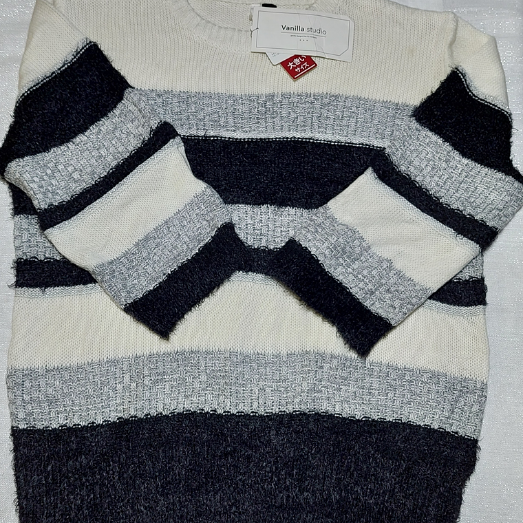 SWEATER CASUAL MULTICOLOR VANILLA STUDIO TALLA  3L 3