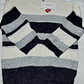 SWEATER CASUAL MULTICOLOR VANILLA STUDIO TALLA  3L - Miniatura 3
