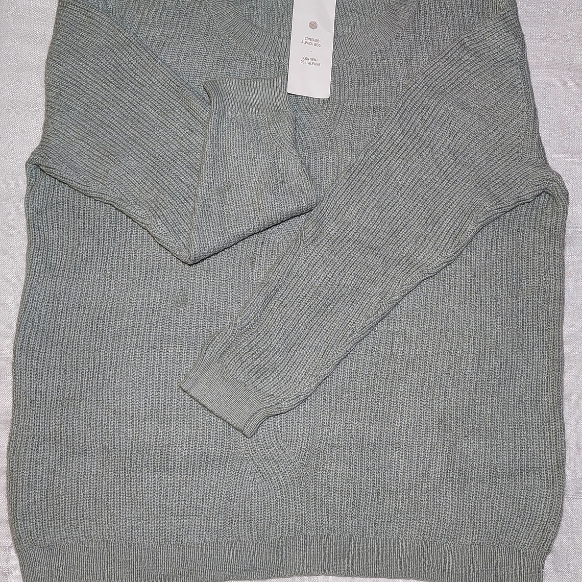 SWEATER CASUAL VERDE CLARO,   DAMART TALLA L  4
