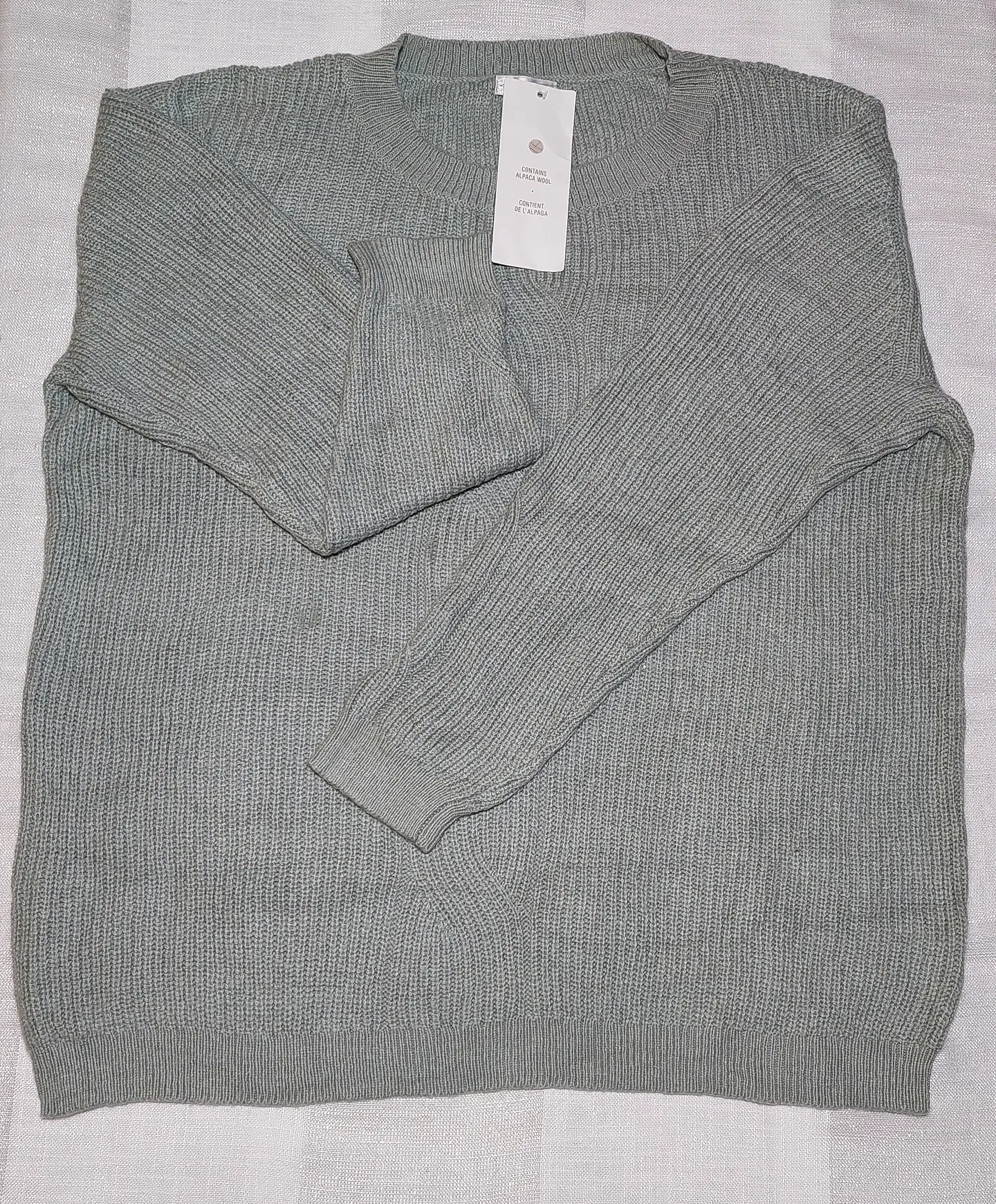 SWEATER CASUAL VERDE CLARO,   DAMART TALLA L  4