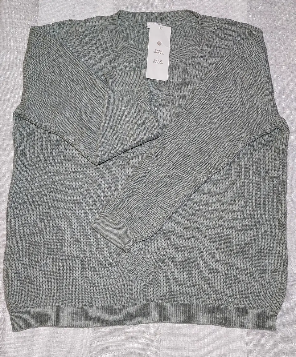 SWEATER CASUAL VERDE CLARO,   DAMART TALLA L  4