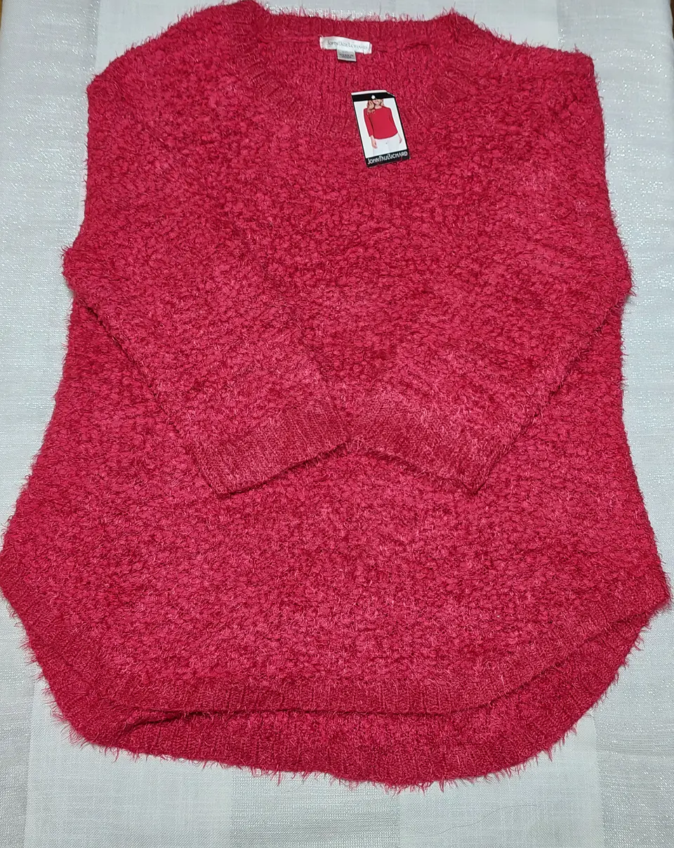 SWEATER CASUAL ROJO, JOHN PAUL RICHARD TALLA XXL 4
