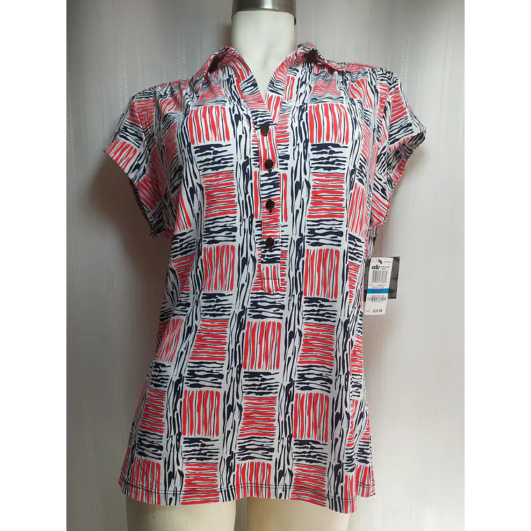 BLUSA MULTICOLOR ALFANI TALLA XL 1