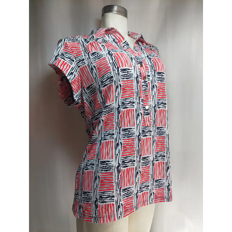BLUSA MULTICOLOR ALFANI TALLA XL 2