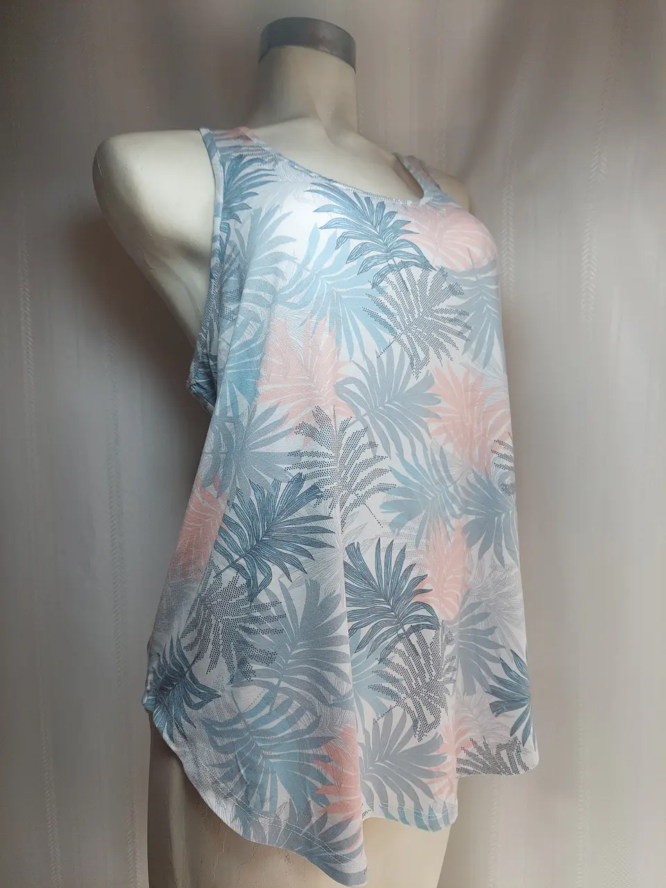 POLERA TOP MULTICOLOR TAHARI TALLA XL 2