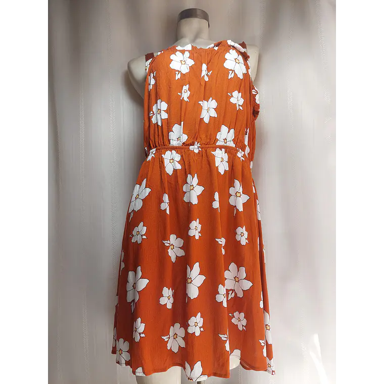 VESTIDO MULTICOLOR  FOREVER 21 TALLA 2X 1