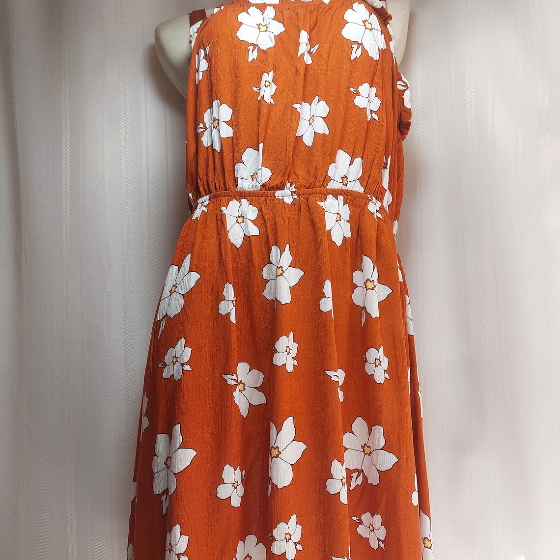 VESTIDO MULTICOLOR  FOREVER 21 TALLA 2X 1